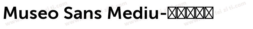Museo Sans Mediu字体转换
